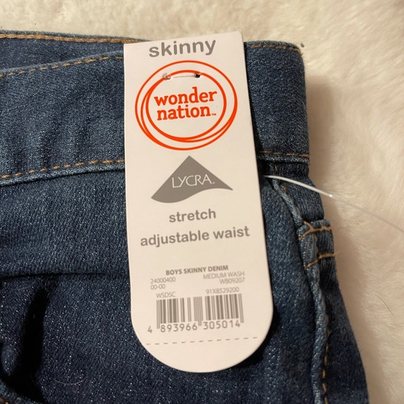 NWTBoys Wonder Nation size 10 skinny jeans. - Picture 3 of 7